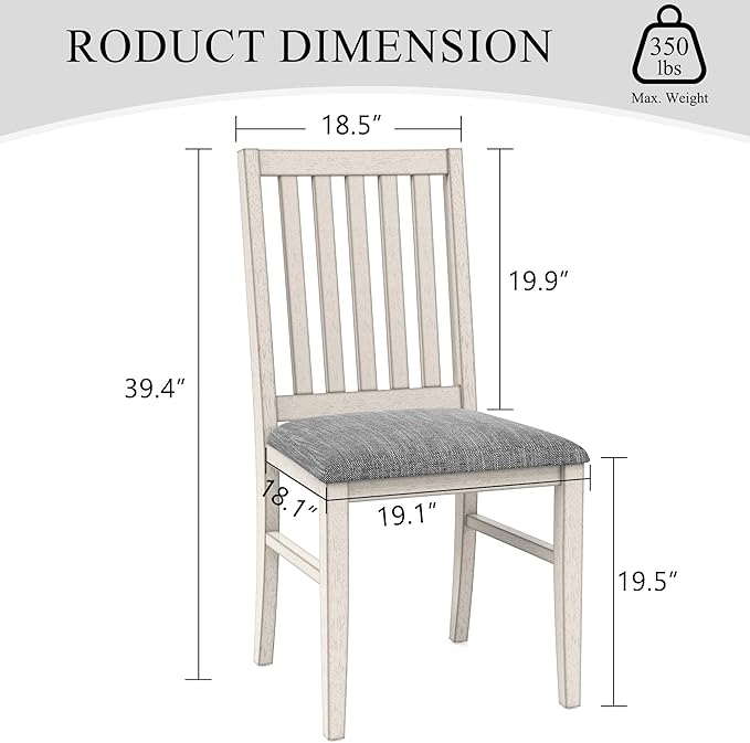 Solid Wood Dining Table, Part of Dining Table Set, Mix and Match Table & Chair - Image 7