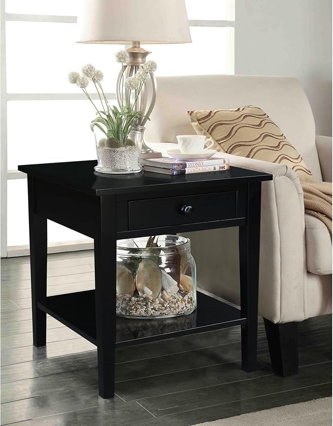 IC INTERNATIONAL CONCEPTS Solid Wood Spencer End Table - Image 2
