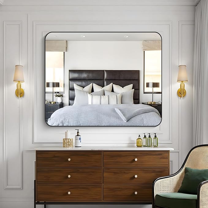 KOCUUY 40"x48" Large Rectangle Vanity Mirror, Modern Design of Upgraded - Image 7