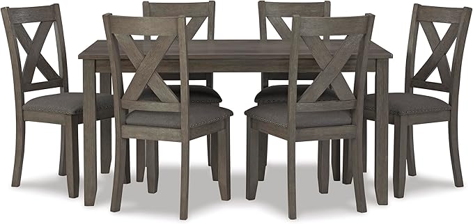 Signature Design by Ashley Caitbrook Rustic 7 Piece Dining Set, Include Table by SignatureDesignbyAshley