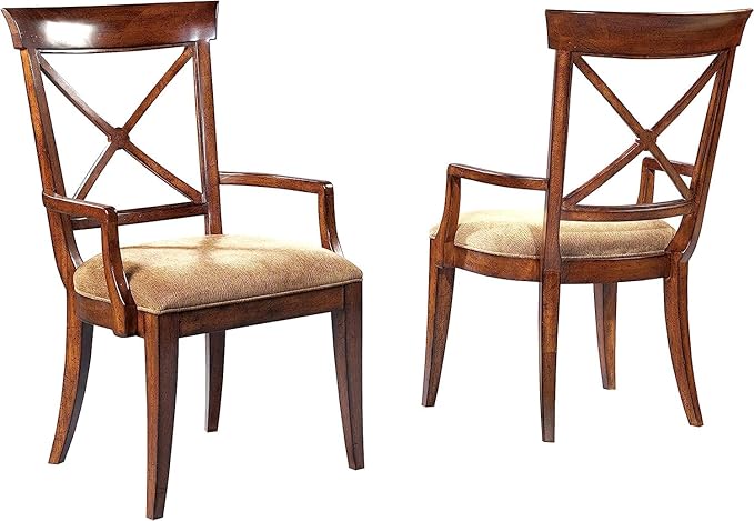 Hekman European Legacy Accent Armchair – Wooden Frame, Lightly Distressed by Hekman
