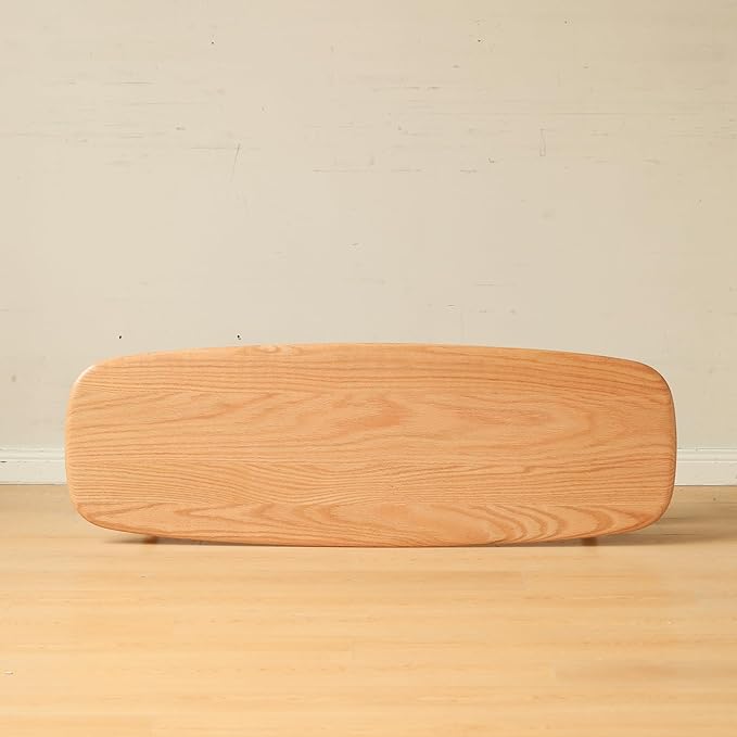 KEIKI 100% Solid Wood Coffee Table, Center Table, Modern Coffee Table - Image 8