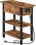 HOOBRO End Table with Charging Station, Flip Top Side Table with USB Ports by HOOBRO