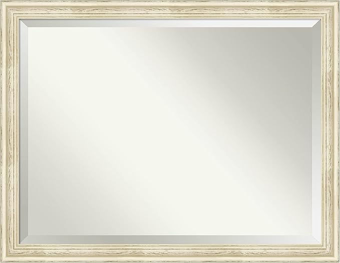 Amanti Art White Bathroom Mirror by AmantiArt