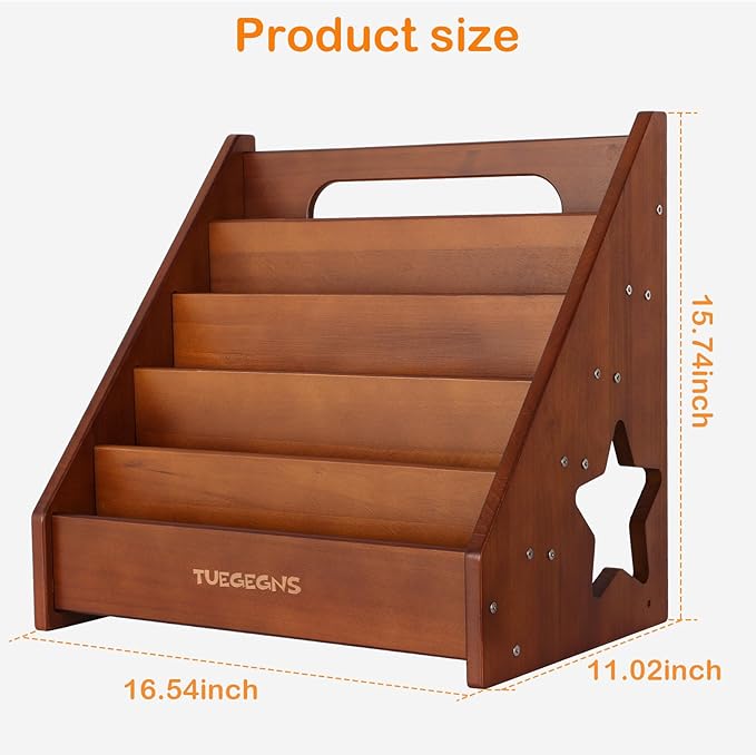 Montessori Bookshelf, Toddler Bookshelf - Image 3