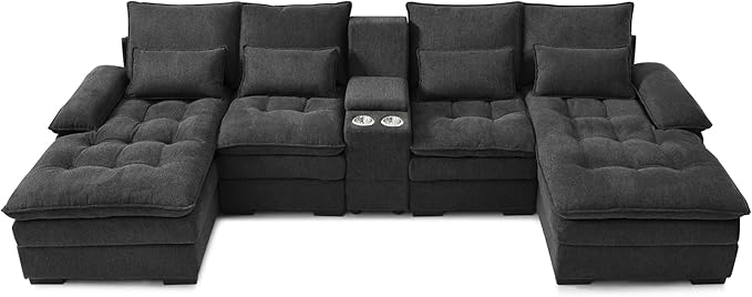 KEIKI 130" U-Shaped 6 seat Sofa - Image 7