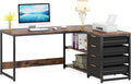 LITTLE TREE 59-Inch L Shaped Desk by LITTLETREE