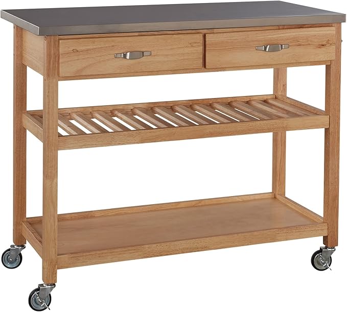 homestyles General Line Brown Kitchen Cart by homestyles