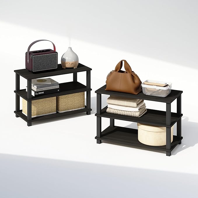 Furinno Turn-S-Tube 3-Tier Multipurpose Stackable Standing Shelves, - Image 6