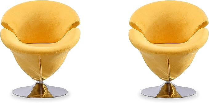 Manhattan Comfort Tulip Swivel Accent Chair - Image 8