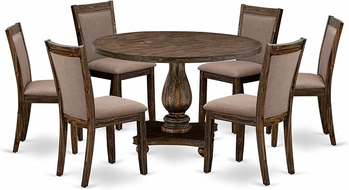 East West Furniture I2MZ7-748 7 Piece Modern Dining Table Set Consist of a by EastWestFurniture