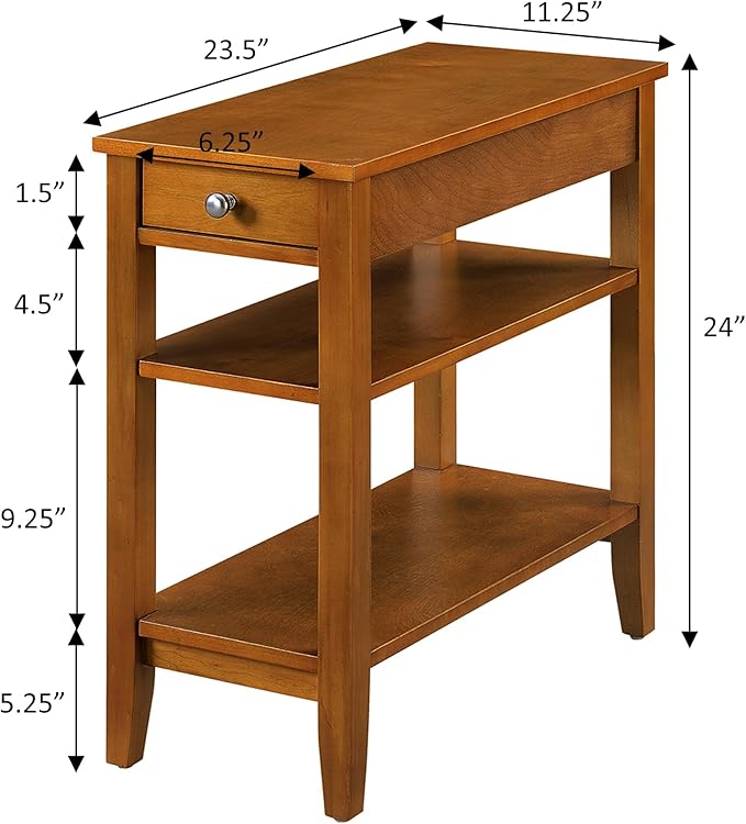 Convenience Concepts American Heritage Chairside End Table - Image 3