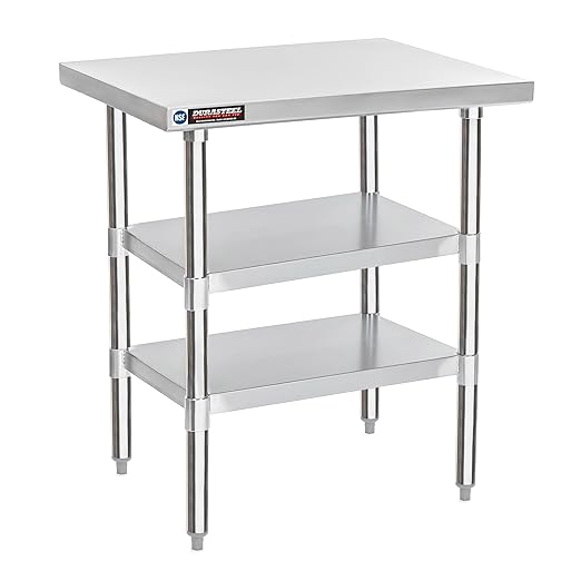 DuraSteel Food Prep Stainless Steel Table by DuraSteel