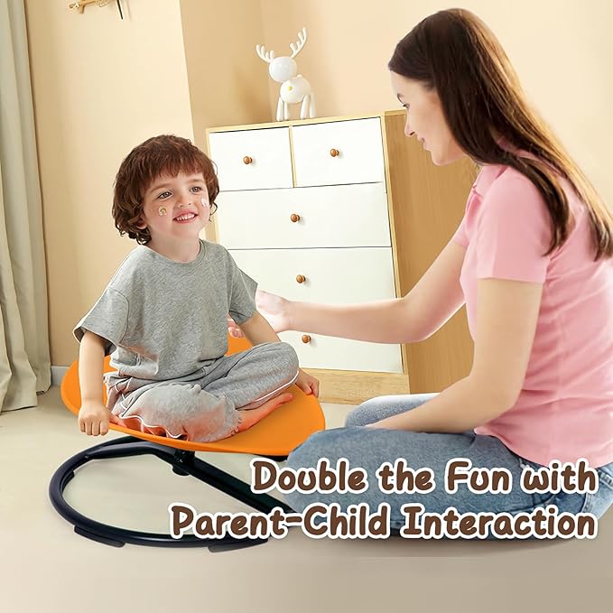 Kids Sensory Spinning Chair for Autism Ages 3+, Sit and Spin Swivel Chair for - Image 2