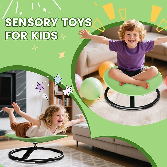21" L × 19" W Large Size Spinning Chair - Image 8
