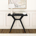 Plank+Beam Verso Console Table, 36 Inch Solid Wood Modern Sofa Table, Narrow by PlankBeam