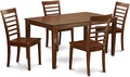 East West Furniture CAML5-MAH-W 5 Piece Kitchen Table Set by EastWestFurniture