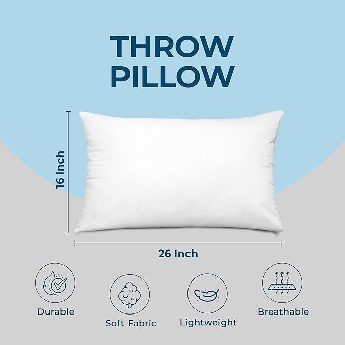 Utopia Bedding Throw Pillows, 16 x 26 Inches Pillows - Image 4