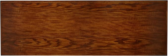 Leick Home 82360 Solid Wood Mission Oak Four Door TV Stand - Image 6