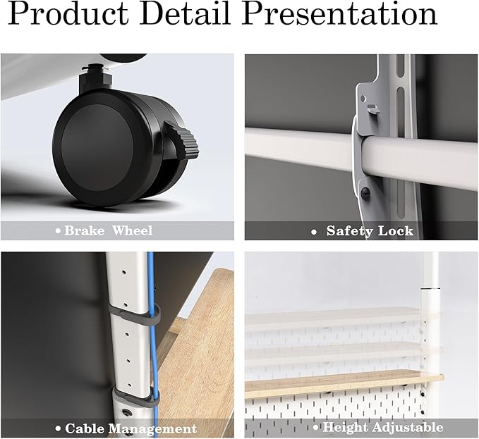 FITUEYES Rolling TV Floor Stand - Image 6