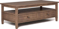 SIMPLIHOME Warm Shaker Coffee Table by SimpliHome