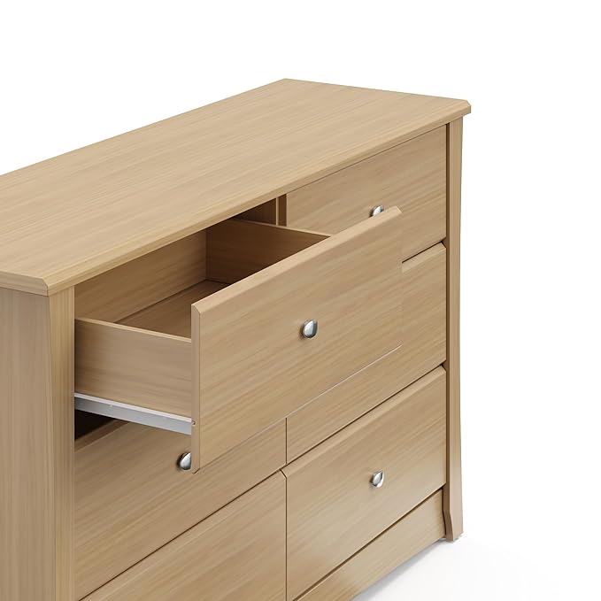 Storkcraft Crescent 6 Drawer Double Dresser – GREENGUARD Gold Certified - Image 5