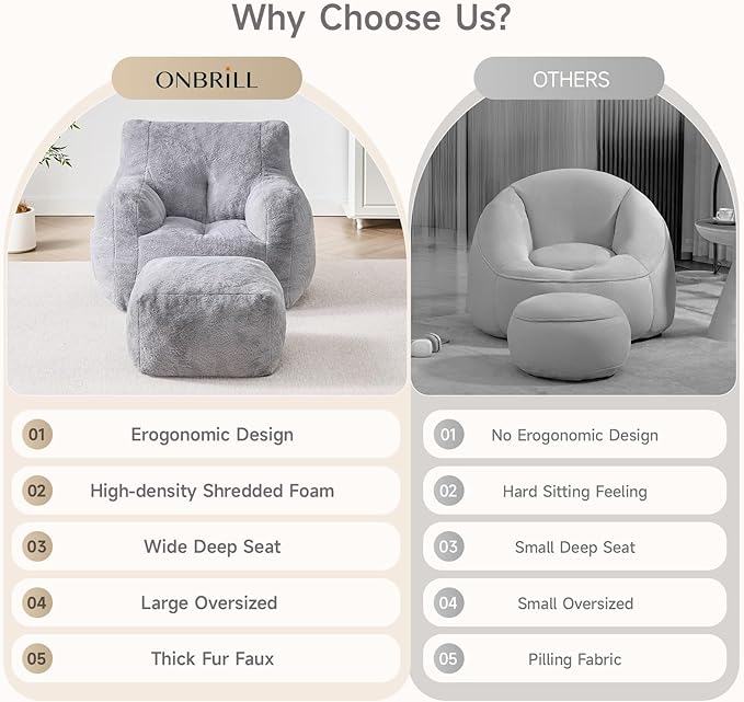 Giant Bean Bag Chairs for Adults - Image 6