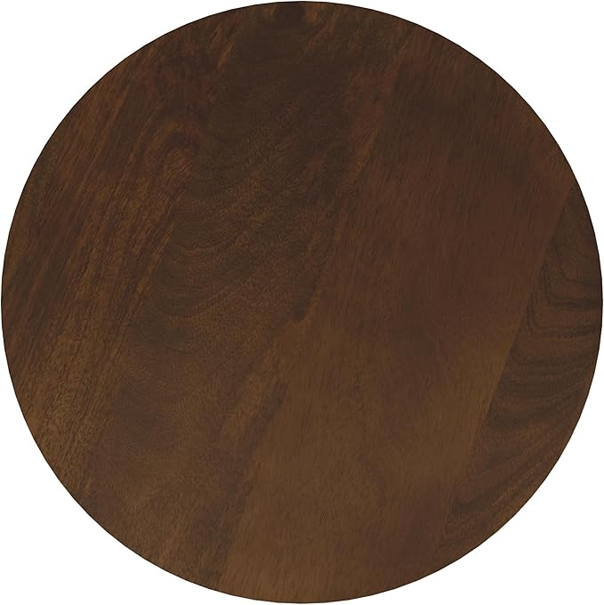 Walnut Mango Wood End/Side Round Table - Image 6