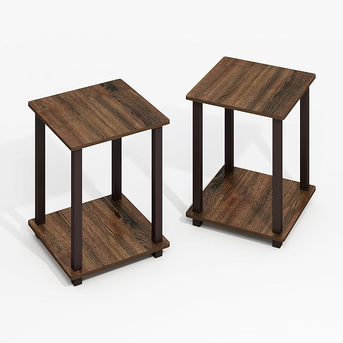 Furinno Simplistic End Table, Plastic Frame - Image 5
