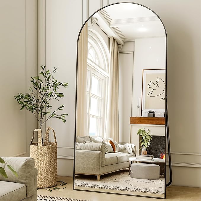 78"x38" Arched Full Length Mirror Floor Mirrors - Image 3