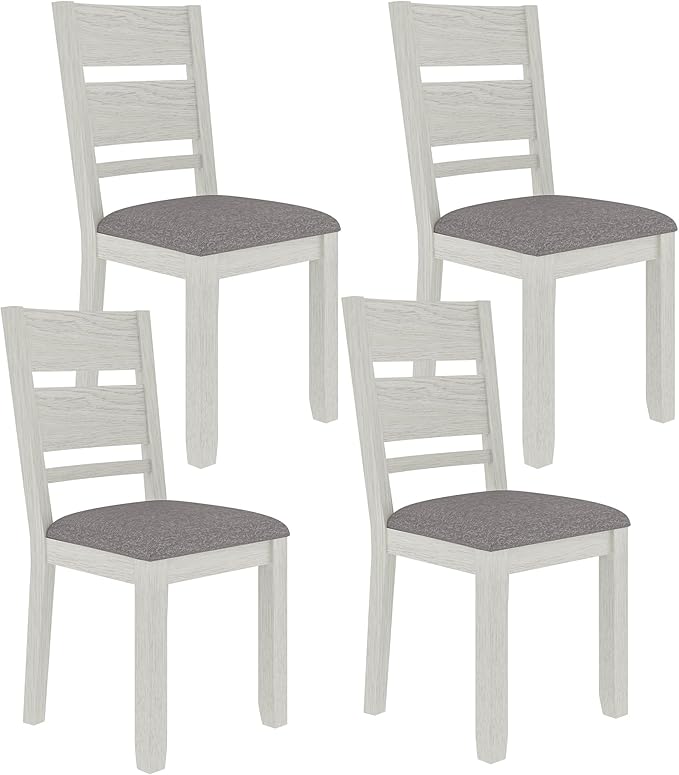 Dining Chairs Set of 4, Solid Wood Farmhouse Chairs by Peatuk