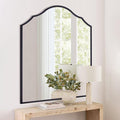 Arched Mirror Wall Decor, with Antique Metal Frame, by AutdotWallMirrors
