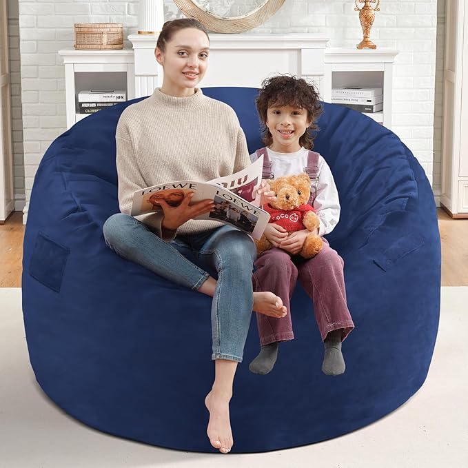 3FT Bean Bag Chair, Comfy Bean Bag Chairs - Image 2