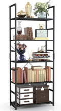 NUMENN 5 Tier Bookshelf, Tall Bookcase Shelf Storage Organizer, Modern Book by NUMENN