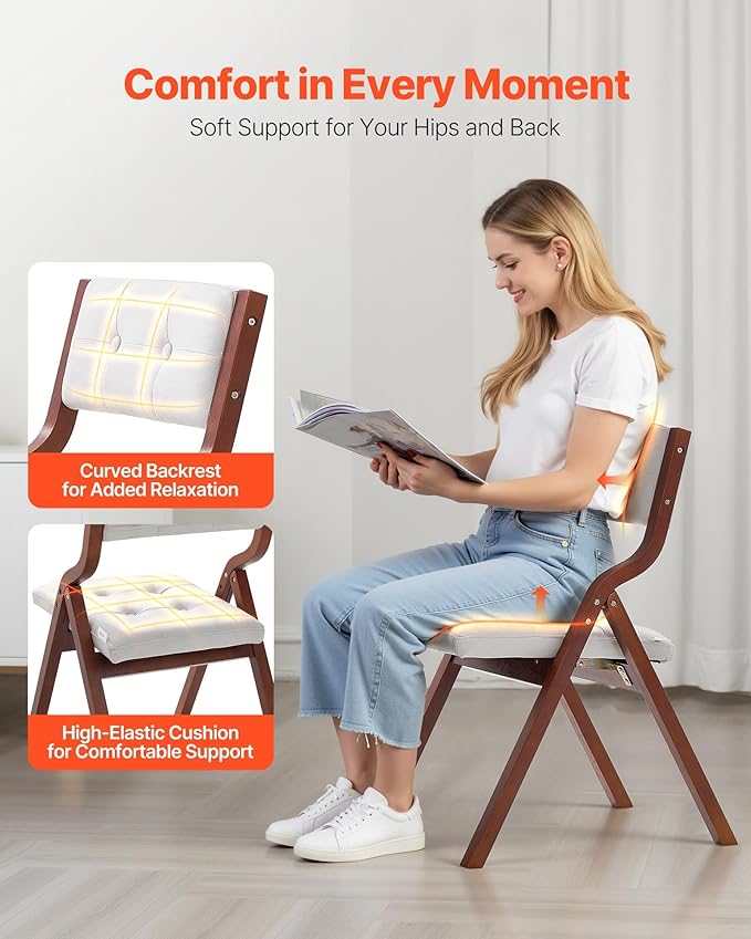 VEVOR Wooden Folding Chairs - Image 3