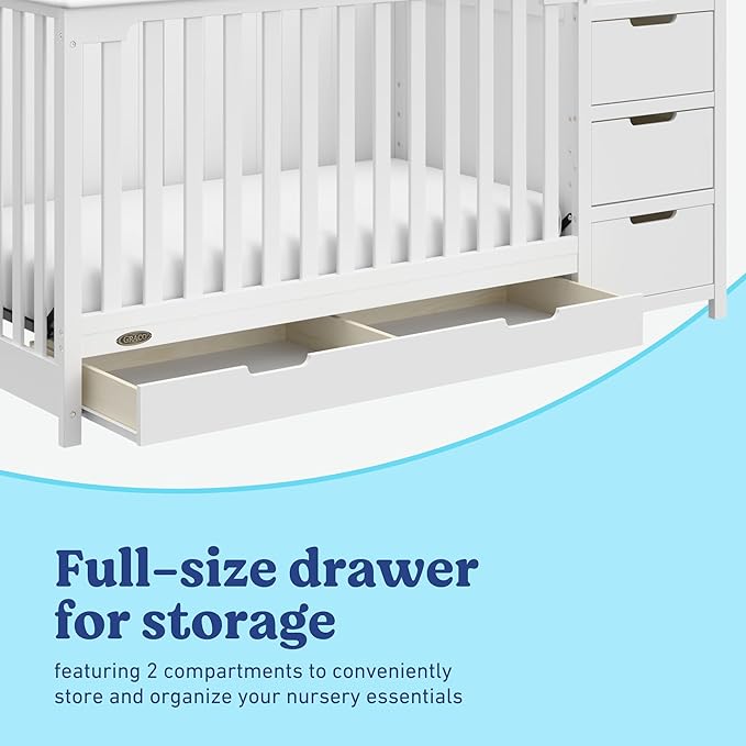 Graco Hadley All-in-One Convertible Crib & Changer – GREENGUARD Gold Certified - Image 6