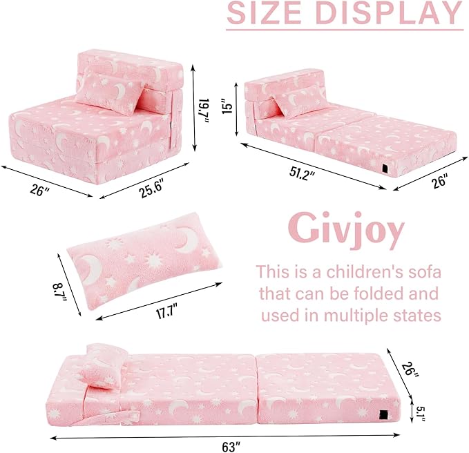 Folding Sofa Bed Floor Mattress - Image 3