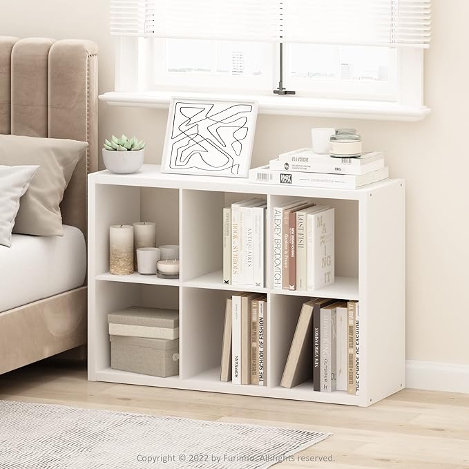 Furinno Cubicle Open Back Decorative Cube Storage Organizer - Image 4