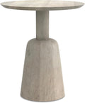 SIMPLIHOME Finchley Solid Mango Wood 18 inch Wide Round Contemporary Side Table by SimpliHome