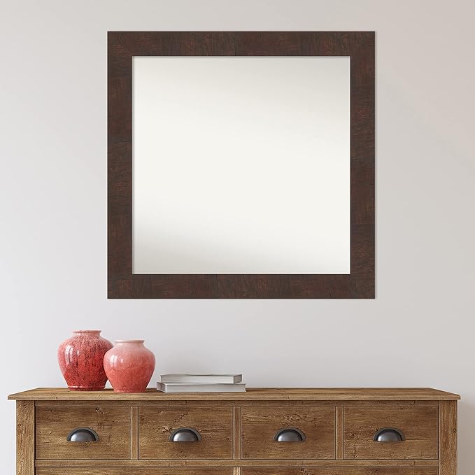 Amanti Art White Bathroom Mirror - Image 6