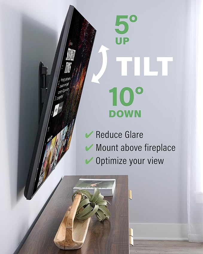 SANUS Height Adjustable Full Motion TV Wall Mount - Image 5
