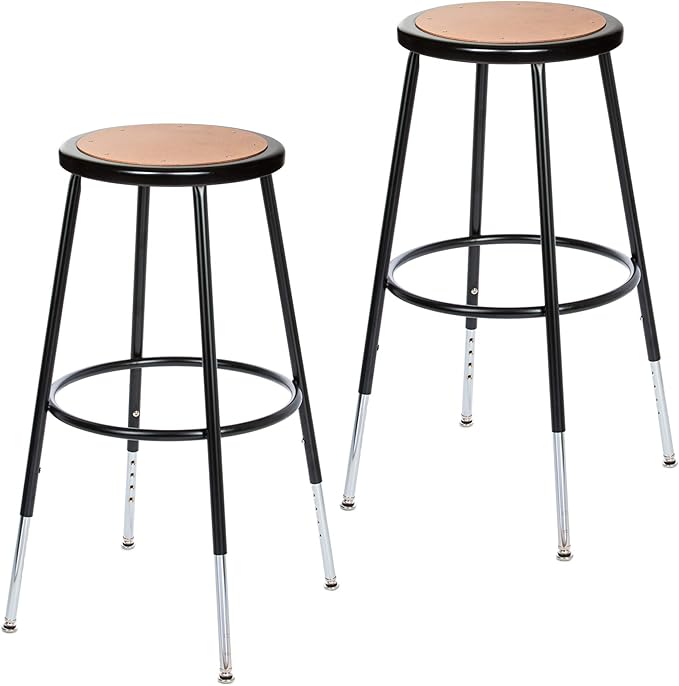 OEF Furnishings (2 Pack Height Adjustable Steel Stools by OEFFurnishings