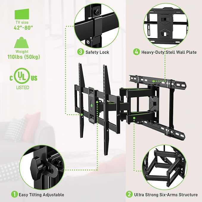 USX MOUNT UL Listed TV Wall Mount - Image 3
