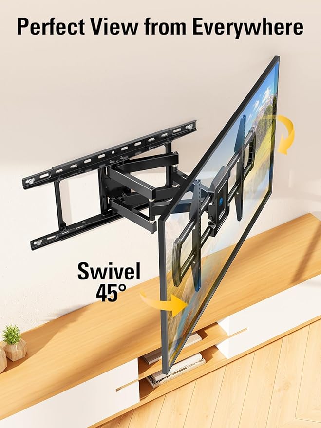 Mounting Dream TV Wall Mount for Most 42-84 Inch TVs, Full Motion Wall Mount - Image 5