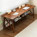 Extra Long Desk with Bookshelf by NELYE