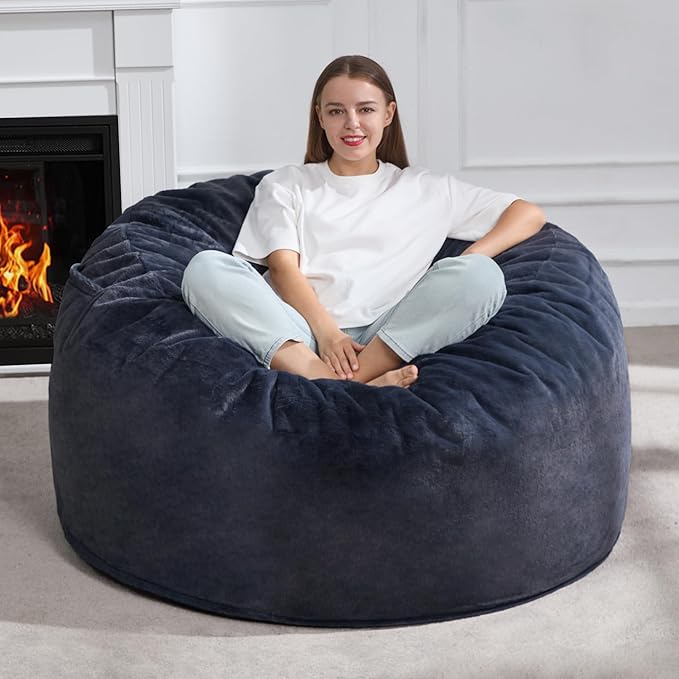 Hobestluk 4ft Bean Bag Chairs for Adults Large Beanbag Chair by YourHomeDeservesMore