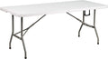 Flash Furniture Elon 6' Rectangular Plastic Folding Event Table by FlashFurniture