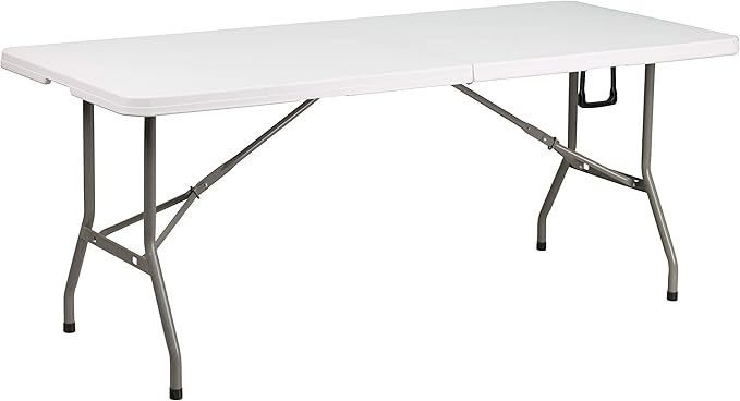 Flash Furniture Elon 6' Rectangular Plastic Folding Event Table by FlashFurniture