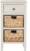 Safavieh Home Collection Everly Drawer Vintage Grey 1-Drawer 2 Removable by SAFAVIEH