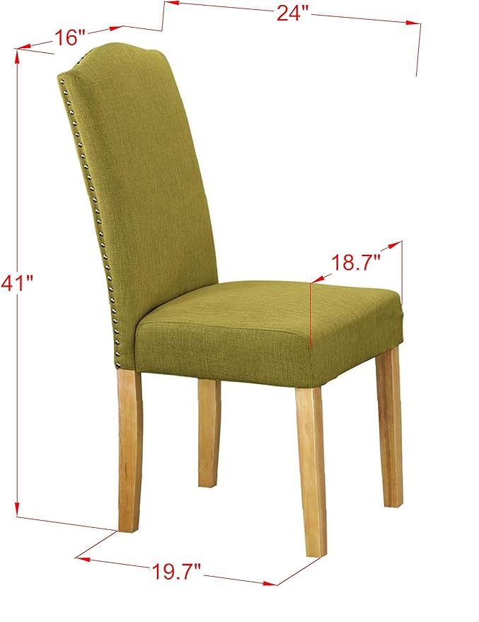 East West Furniture CAEN5-MAH-18 5 Piece Dinette Set Includes a Rectangle - Image 11